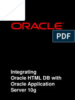 Oracle HTML DB and Oracle As 10g 132558