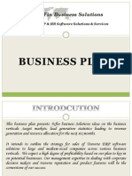 Business Plan: ERP & HR Software Solutions & Services