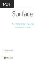 Surface RT User Guide ENGLISH