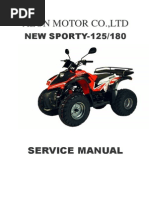 Aeon NEW SPORTY 125-180 Repair Manual