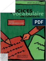 Exercices Vocabulaire en Contexte PDF