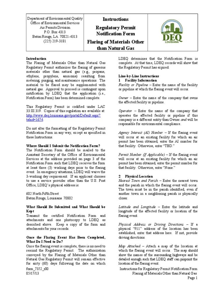 RP 319 Instructions | PDF | Air Pollution | Gases
