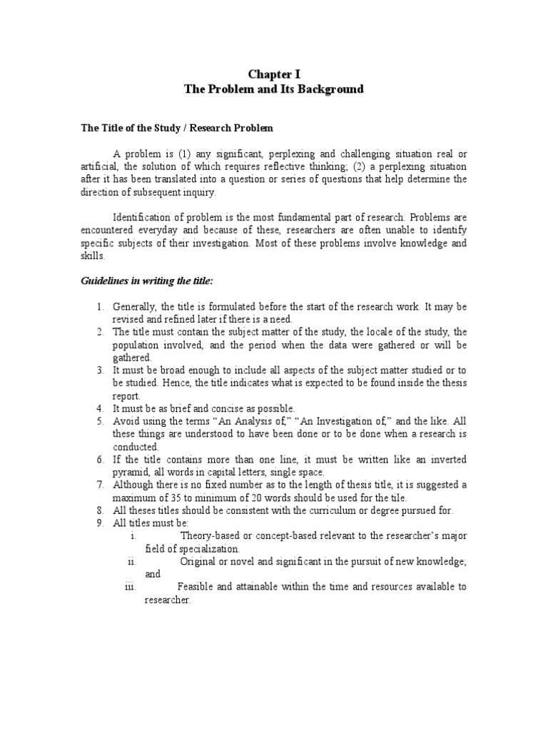 Chapter I Pdf Hypothesis Theory