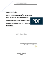 Materiales Didácticos, 4 Codicología en La Documentación Medieval Del Archivo-Biblioteca