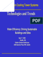 Saving Water in Cooling Tower Systems - Technologies and Trends - Rand Conger