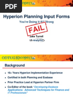 Hyperion Planning Input Forms