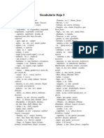 Vocabulario Hoja 3