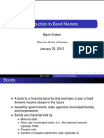 Introduction To Bond Markets: Bjørn Eraker