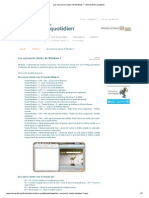 Les Raccourcis Clavier de Windows 7 - Microsoft Au Quotidien PDF