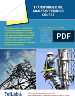 Transformer Oil Analysis Training Course - MR PDF