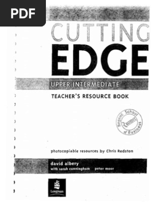 New Cutting Edge Upper Intermediate Teacher S Resource Book | PDF