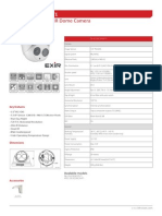 720TVL PICADIS EXIR Dome Camera: DS-2CE56C2P (N) - IT1