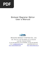 Embest Register Editor User's Manual: Shenzhen Embest Info&Tech Co., LTD