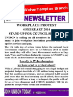 Newsletter for Day of Protest 4th Feb 2014