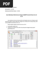 Download Cara Membuat Web Server Dengan XAMPP Control Panel v3 by Bima Sakti Krisdianto SN201942665 doc pdf