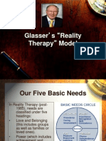 Glasser's "Reality Therapy" Model