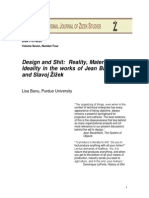 Design and Shit: Reality, Materiality and Ideality in The Works of Jean Baudrillard and Slavoj Žižek