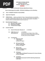 Carthage Central Board of Education Agenda Jan. 27, 2014 