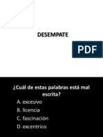 Concurso Desempate