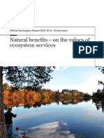 Natural Benefits - On The Values of Ecosystem Services