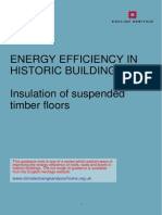 Insulate Historic Timber Floors
