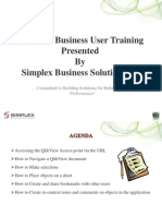 QlikView Business User Training