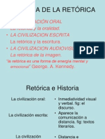 (1) HISTORIA DE LA RETÓRICA