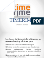 Manual de Time Rime para Realizar Línea Del Tiempo PDF