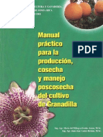 Guía completa para el cultivo, cosecha y poscosecha de la granadilla