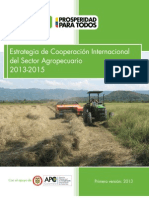 Estrategia de Cooperacion Internacional Del Sector Agropecuario 2013 2015