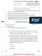CBSE Class 12 Informatics Practices Exam Paper 2011 Set 2