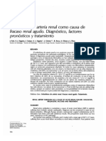 Embolismo de La Arteria Renal Como Causa de IR