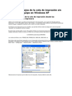 Eliminar Trabajos de La Cola de Impresión Sin Reiniciar El Equipo en Windows XP