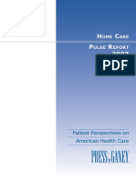 H C P R 2007: Patient Perspectives On American Health Care