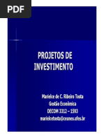 Matemática Financeira para Projetos