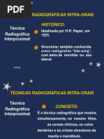 TÉCNICA RADIOGRÁFICA INTERPROXIMAL