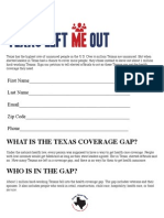 Texas Left Me Out Petition 2014