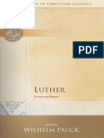 Luther - Lectures on Romans 