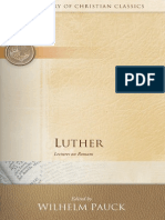 Luther - Lectures On Romans