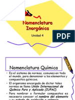 Nomenclatura Inorgánica