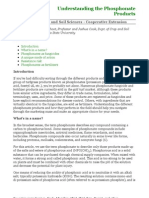 Understanding The Phosphonate Products