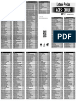 Lista de Precios 2012 PDF
