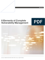 8 Elements of Complete Vulnerability Management