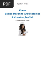 Curso Básico Desenho Arquitetônico & Construção Civil