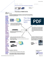 The Many Functions of MIDI DATA