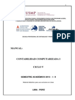 Manual Contabilidad Computarizada I - 2013 - I - II