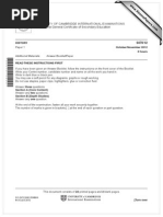 Cambridge IGCSE Past Year Exam papers