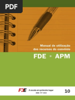 Manual de Utilização dos Recursos do Convênio FDE-APM