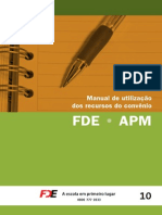 Manual de Utilização dos Recursos do Convênio FDE-APM