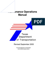 Maintanannace Operational Manual